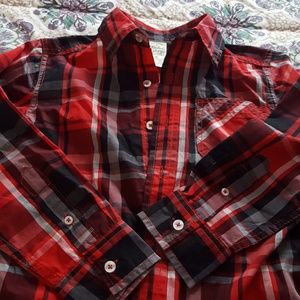 Boys Cotton Blend Button Down
